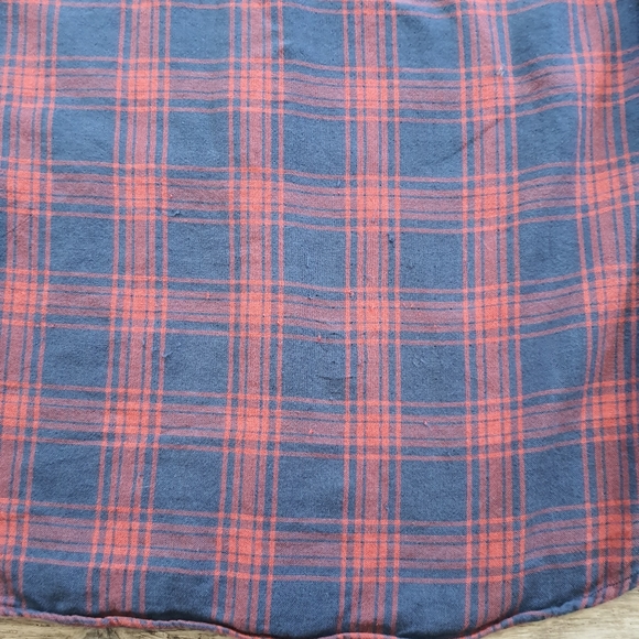 J Crew Men's Red Plaid Workshirt Button Down - Picture 8 of 9